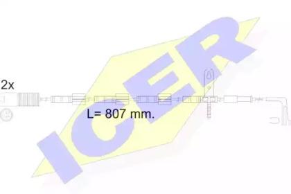 Icer 610584 E C Датчик зносу гальмівних колодок Icer 610584 E C Датчик зносу гальмівних колодок