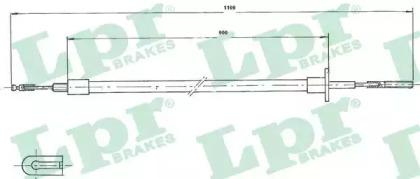 LPR C0051C Трос сцепления