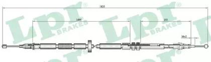 LPR C0052B Brake cable