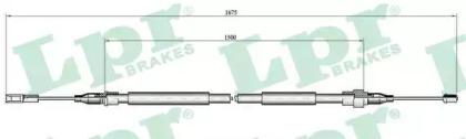 LPR C0057B Brake cable LPR C0057B Brake cable