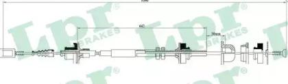 LPR C0058C Трос зчеплення LPR C0058C Трос зчеплення