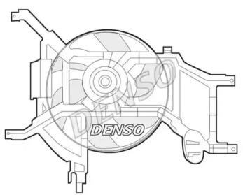 Denso DER37002 Fan and motor assy
