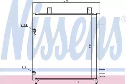 Nissens 940447 Конденсер Nissens 940447 Конденсер