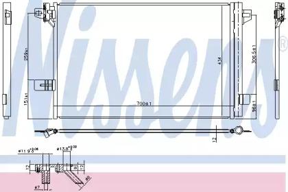 Nissens 940732 Испаритель кондиционера Nissens 940732 Испаритель кондиционера