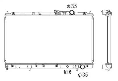 Wilmink Group WG1734639 Радіатор Wilmink Group WG1734639 Радіатор