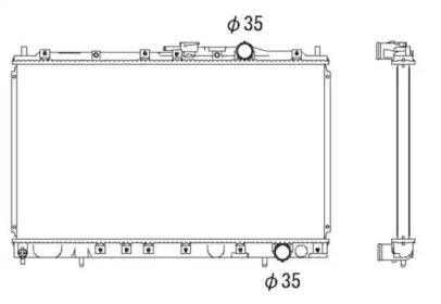 Wilmink Group WG1734641 Радіатор Wilmink Group WG1734641 Радіатор