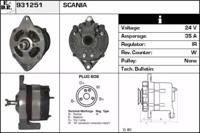 EDR 931251 Alternator assy EDR 931251 Alternator assy