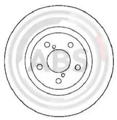 A.B.S. 17955 Диск гальмівний A.B.S. 17955 Диск гальмівний
