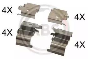 A.B.S. 1799Q Монтажний комплект гальмівних колодок