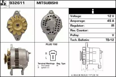 EDR 932611 Генератор EDR 932611 Генератор