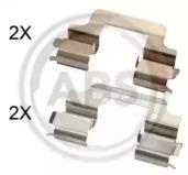 A.B.S. 1806Q Монтажний комплект гальмівних колодок