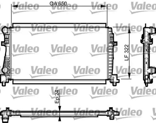 Valeo 735557 Радіатор Valeo 735557 Радіатор