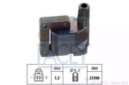 Facet 9.6268S Coil assy ignition Facet 9.6268S Coil assy ignition