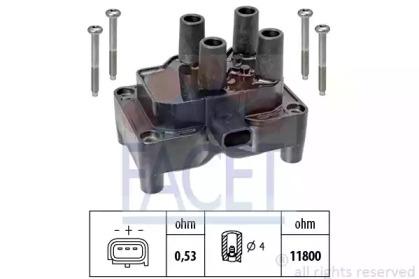 Facet 9.6381 Котушка запалювання Facet 9.6381 Котушка запалювання