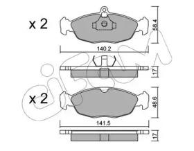 Cifam 822-077-0 Brake pads Cifam 822-077-0 Brake pads