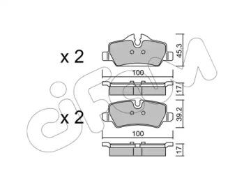 Cifam 822-1014-0 Brake pads Cifam 822-1014-0 Brake pads