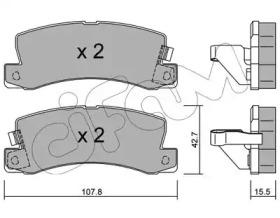 Cifam 822-161-1 Brake pads Cifam 822-161-1 Brake pads