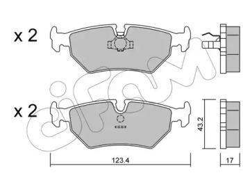 Cifam 822-178-0 Brake pads Cifam 822-178-0 Brake pads