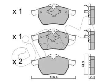 Cifam 822-181-1 Brake pads Cifam 822-181-1 Brake pads