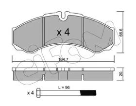 Cifam 822-212-0 Brake pads