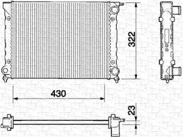 Magneti Marelli 350213202000 Радіатор Magneti Marelli 350213202000 Радіатор