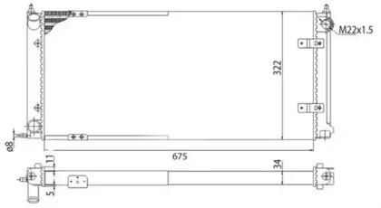 Magneti Marelli 350213272003 Радіатор Magneti Marelli 350213272003 Радіатор
