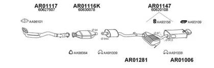 Veneporte 010009 Глушитель выхлопных газов конечный Veneporte 010009 Глушитель выхлопных газов конечный