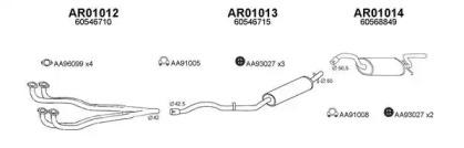 Veneporte 010106 Глушник вихлопних газів кінцевий Veneporte 010106 Глушник вихлопних газів кінцевий