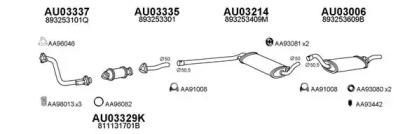 Veneporte 030110 Глушник вихлопних газів кінцевий Veneporte 030110 Глушник вихлопних газів кінцевий