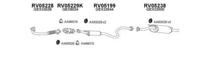 Veneporte 050045 Глушник вихлопних газів кінцевий Veneporte 050045 Глушник вихлопних газів кінцевий