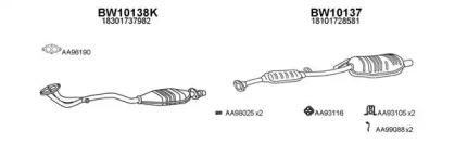 Veneporte 100024 Глушник вихлопних газів кінцевий Veneporte 100024 Глушник вихлопних газів кінцевий