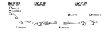 Veneporte 100040 Глушник вихлопних газів кінцевий Veneporte 100040 Глушник вихлопних газів кінцевий