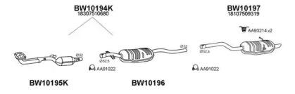 Veneporte 100066 Глушитель выхлопных газов конечный Veneporte 100066 Глушитель выхлопных газов конечный