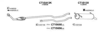 Veneporte 150105 Глушник вихлопних газів кінцевий Veneporte 150105 Глушник вихлопних газів кінцевий
