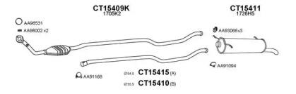 Veneporte 150196 Глушник вихлопних газів кінцевий Veneporte 150196 Глушник вихлопних газів кінцевий