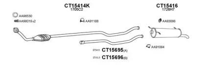 Veneporte 150198 Глушник вихлопних газів кінцевий Veneporte 150198 Глушник вихлопних газів кінцевий