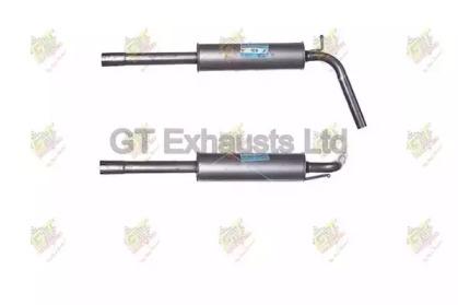 GT Exhausts GSE124 Середній глушник вихлопних газів GT Exhausts GSE124 Середній глушник вихлопних газів