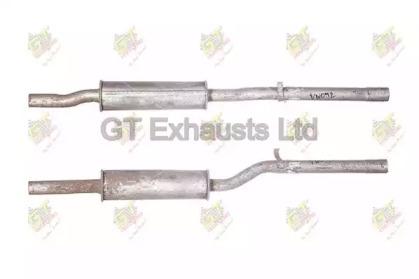 GT Exhausts GVW092 Muffler assy front GT Exhausts GVW092 Muffler assy front
