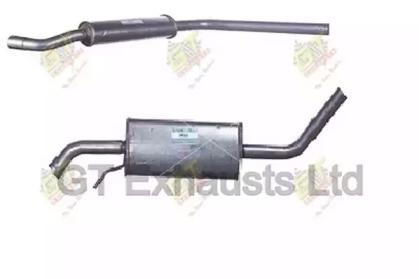 GT Exhausts GVW576 Muffler assy front GT Exhausts GVW576 Muffler assy front
