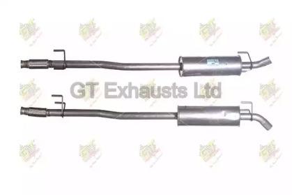 GT Exhausts GVW867 Muffler assy front GT Exhausts GVW867 Muffler assy front