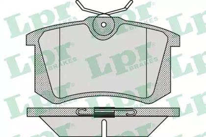 LPR 05P868 Колодки гальмівні