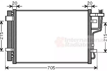 Van Wezel 82005183 Випаровувач кондиціонера Van Wezel 82005183 Випаровувач кондиціонера