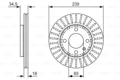 Bosch 0 986 479 891 Brake disc Bosch 0 986 479 891 Brake disc