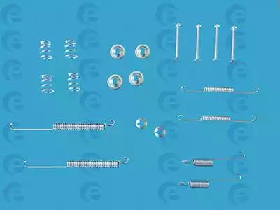 ERT 310042 Монтажний комплект гальмівних колодок ERT 310042 Монтажний комплект гальмівних колодок
