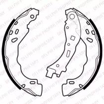 Delphi LS2065 Колодки тормозные