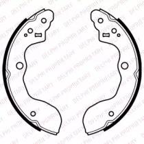 Delphi LS2071 Колодки гальмівні Delphi LS2071 Колодки гальмівні