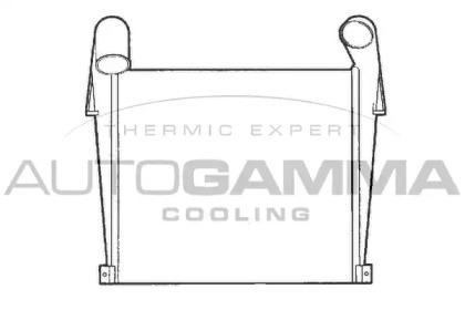 Autogamma 402194 Радиатор интеркуллера