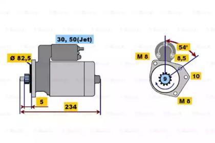 Bosch 0 001 107 025 Starter Bosch 0 001 107 025 Starter