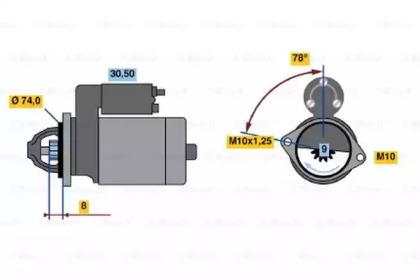 Bosch 0 001 107 079 Starter Bosch 0 001 107 079 Starter