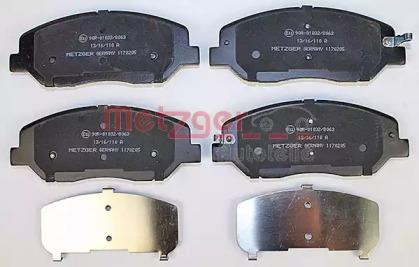 Metzger 1170205 Brake pads Metzger 1170205 Brake pads